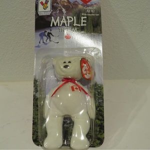 Maple The Bear -1999 McDonald's Ty Beanie Baby 1993 Oakbrook Error